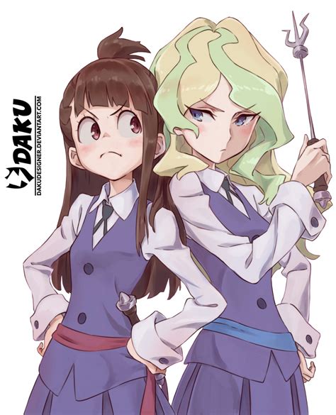 Luttle witch acdemia akko and diana